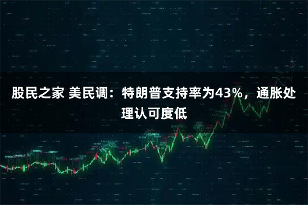 股民之家 美民调:特朗普支持率为43%,通胀处理认可度低